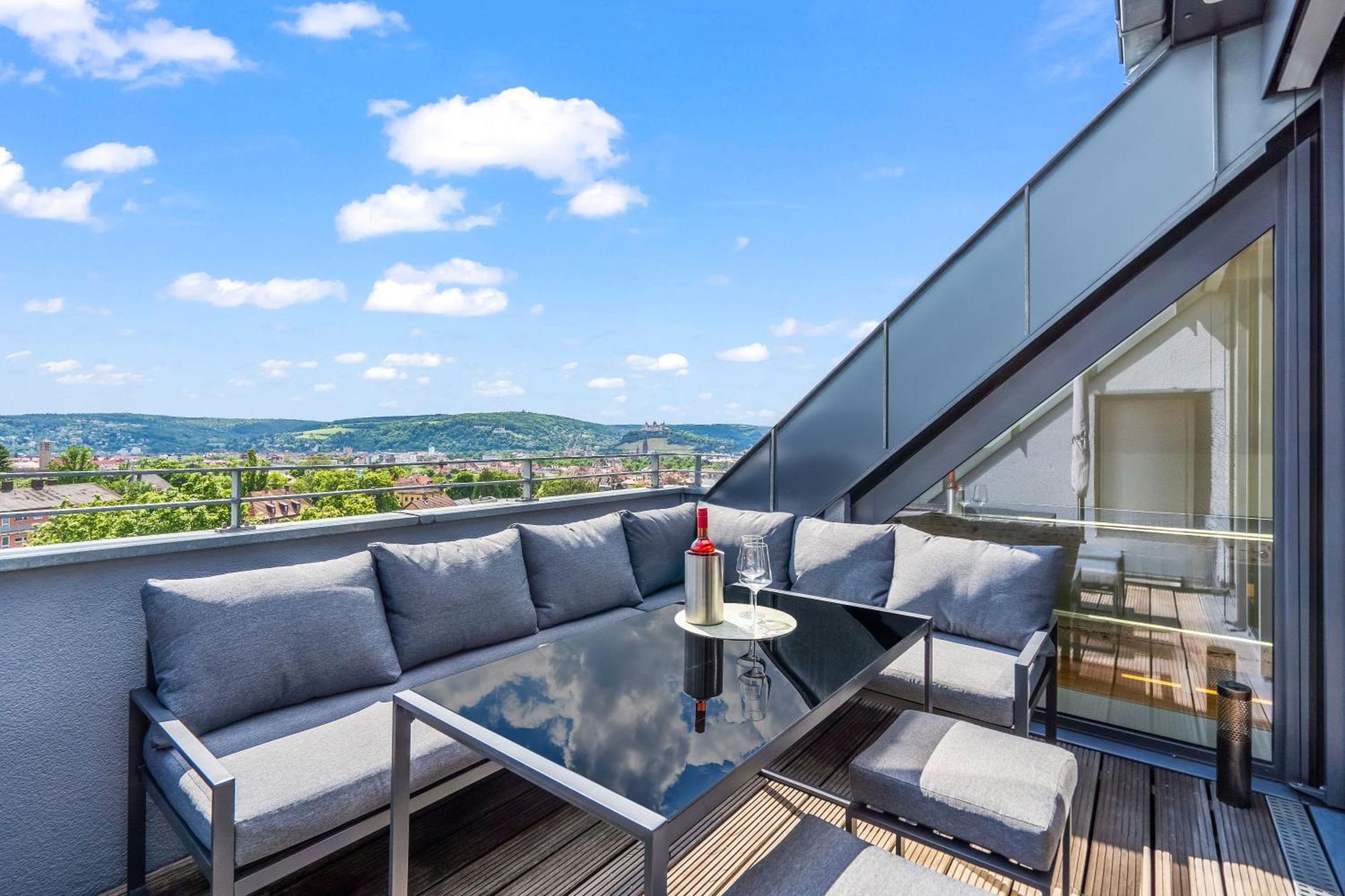 Dnd Design Loft I 170Qm I Parken I Balkon I Workstation I Netflix I Kaffee I Waschmaschine I Trockner I Xbox I Ausblick Leilighet Würzburg Eksteriør bilde