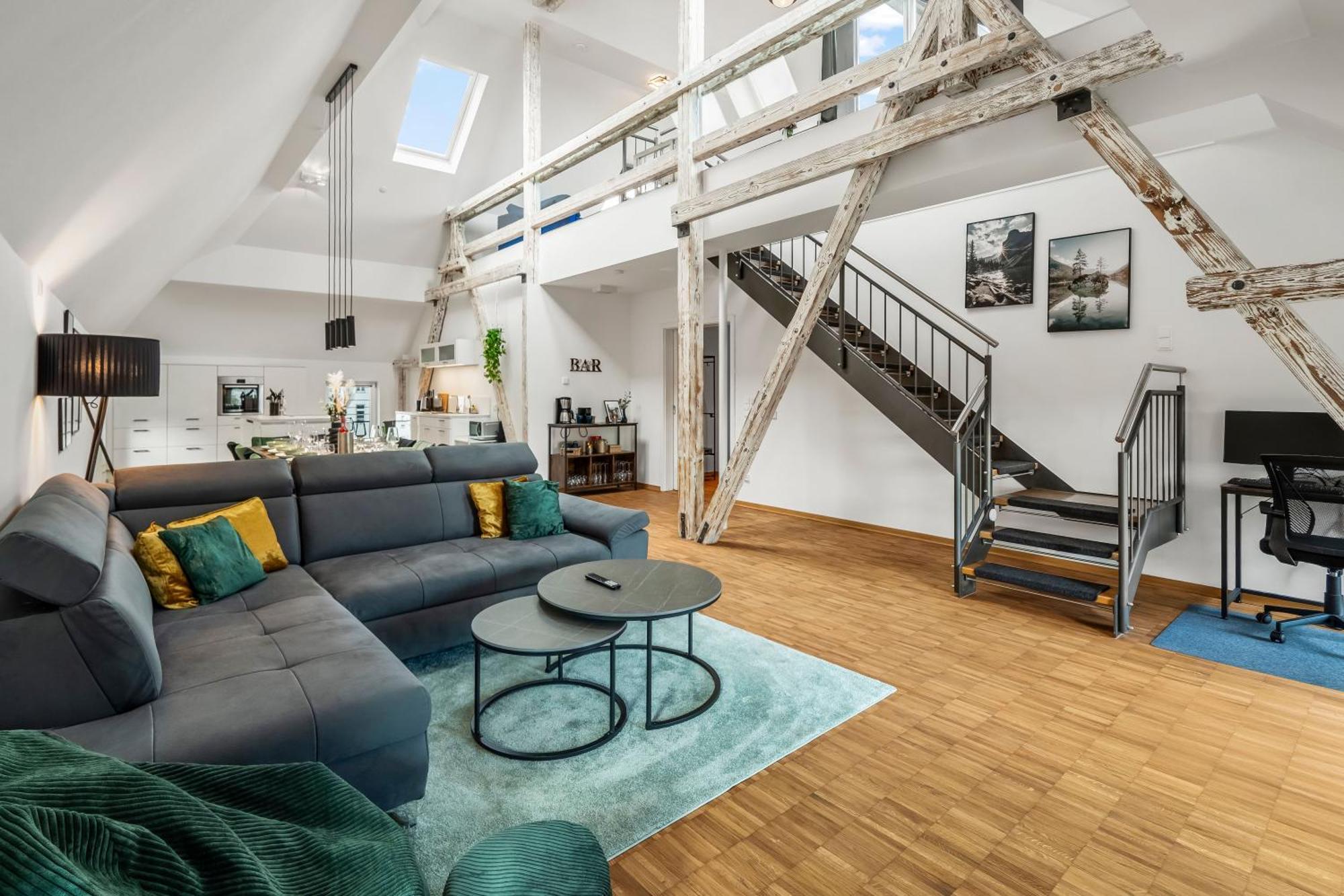Dnd Design Loft I 170Qm I Parken I Balkon I Workstation I Netflix I Kaffee I Waschmaschine I Trockner I Xbox I Ausblick Leilighet Würzburg Eksteriør bilde