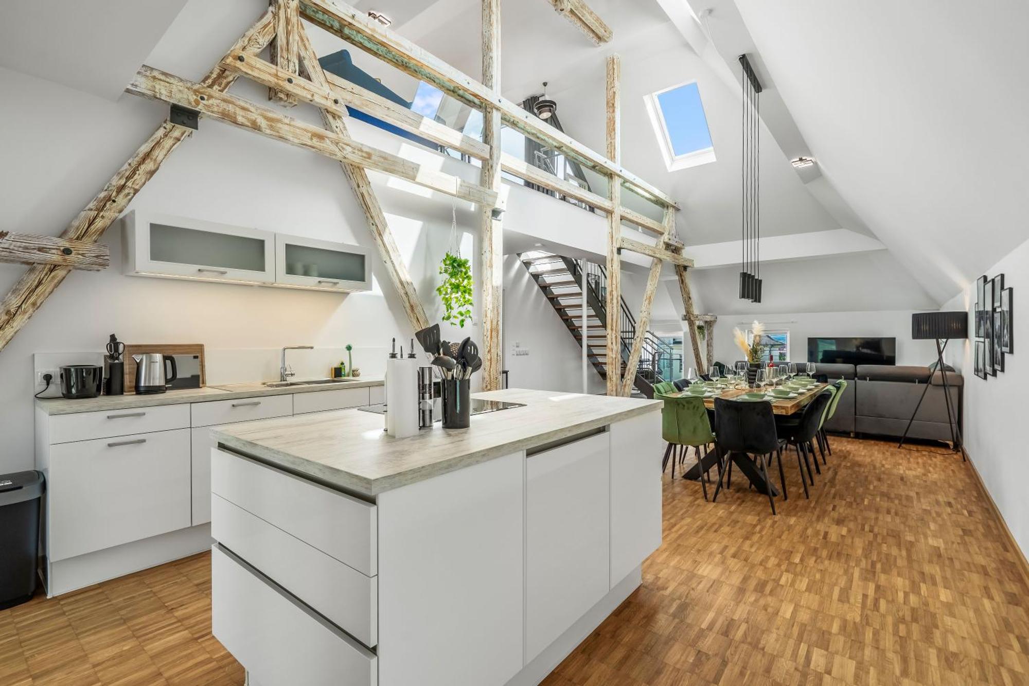 Dnd Design Loft I 170Qm I Parken I Balkon I Workstation I Netflix I Kaffee I Waschmaschine I Trockner I Xbox I Ausblick Leilighet Würzburg Eksteriør bilde