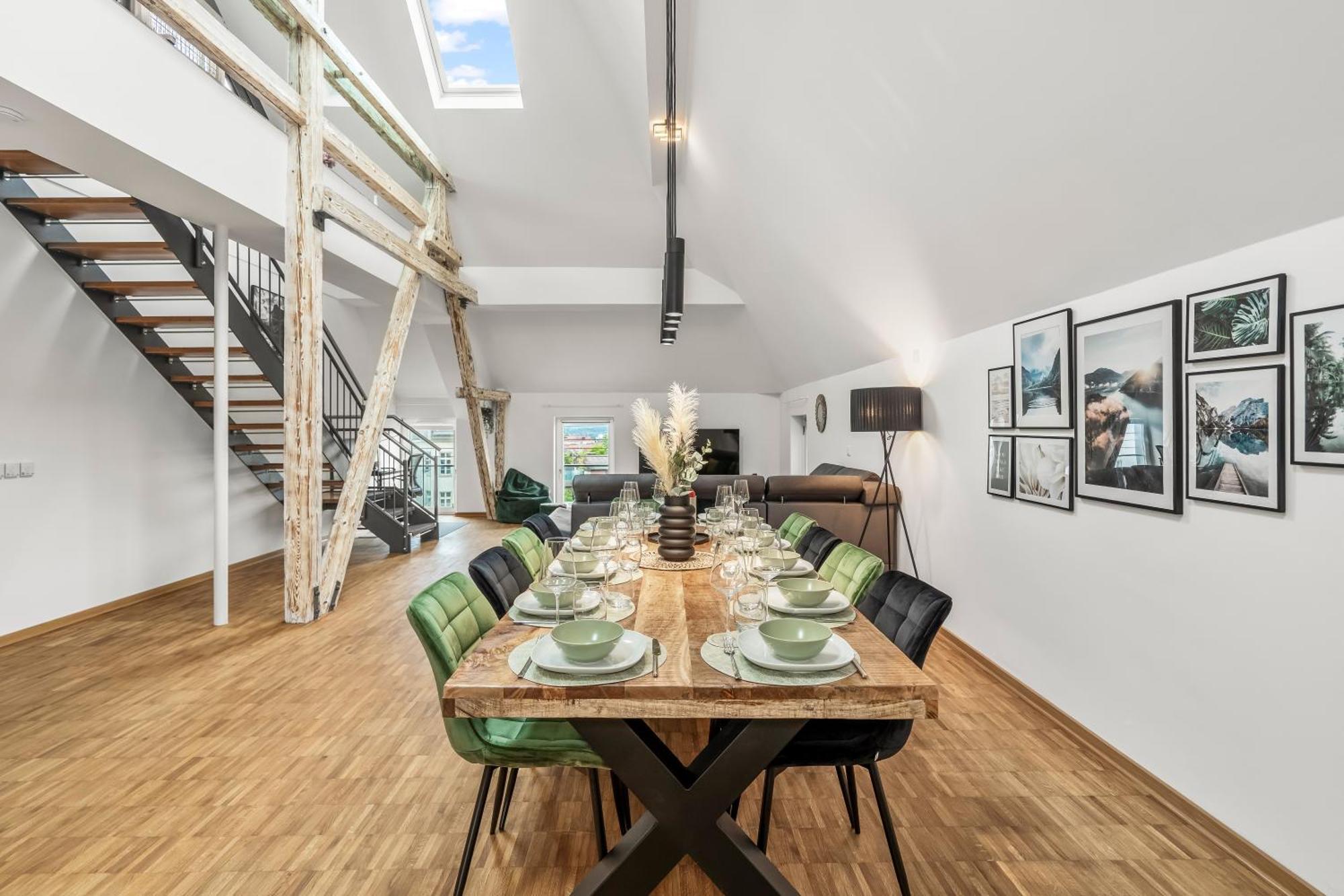 Dnd Design Loft I 170Qm I Parken I Balkon I Workstation I Netflix I Kaffee I Waschmaschine I Trockner I Xbox I Ausblick Leilighet Würzburg Eksteriør bilde