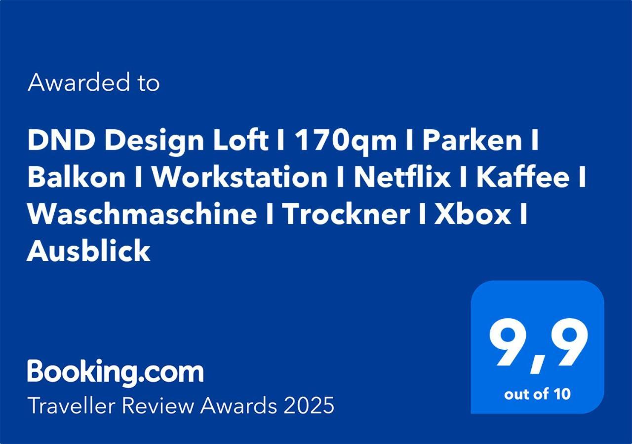 Dnd Design Loft I 170Qm I Parken I Balkon I Workstation I Netflix I Kaffee I Waschmaschine I Trockner I Xbox I Ausblick Leilighet Würzburg Eksteriør bilde